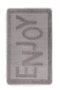 Mijölnir Enjoy - Alfombrilla de baño Gris 60 x 100 cm